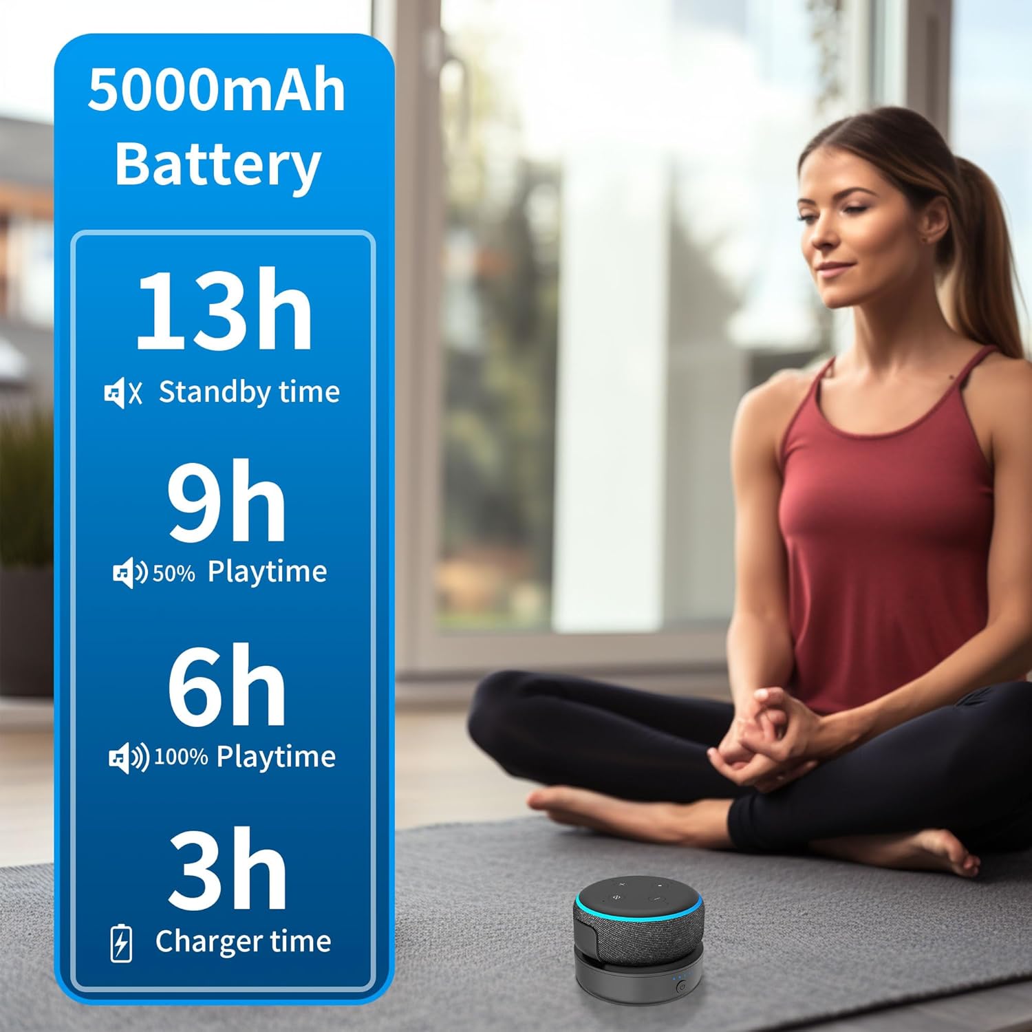 Plusacc Batteria Portatile per Dot 3.Gen - Nero - immagine 2
