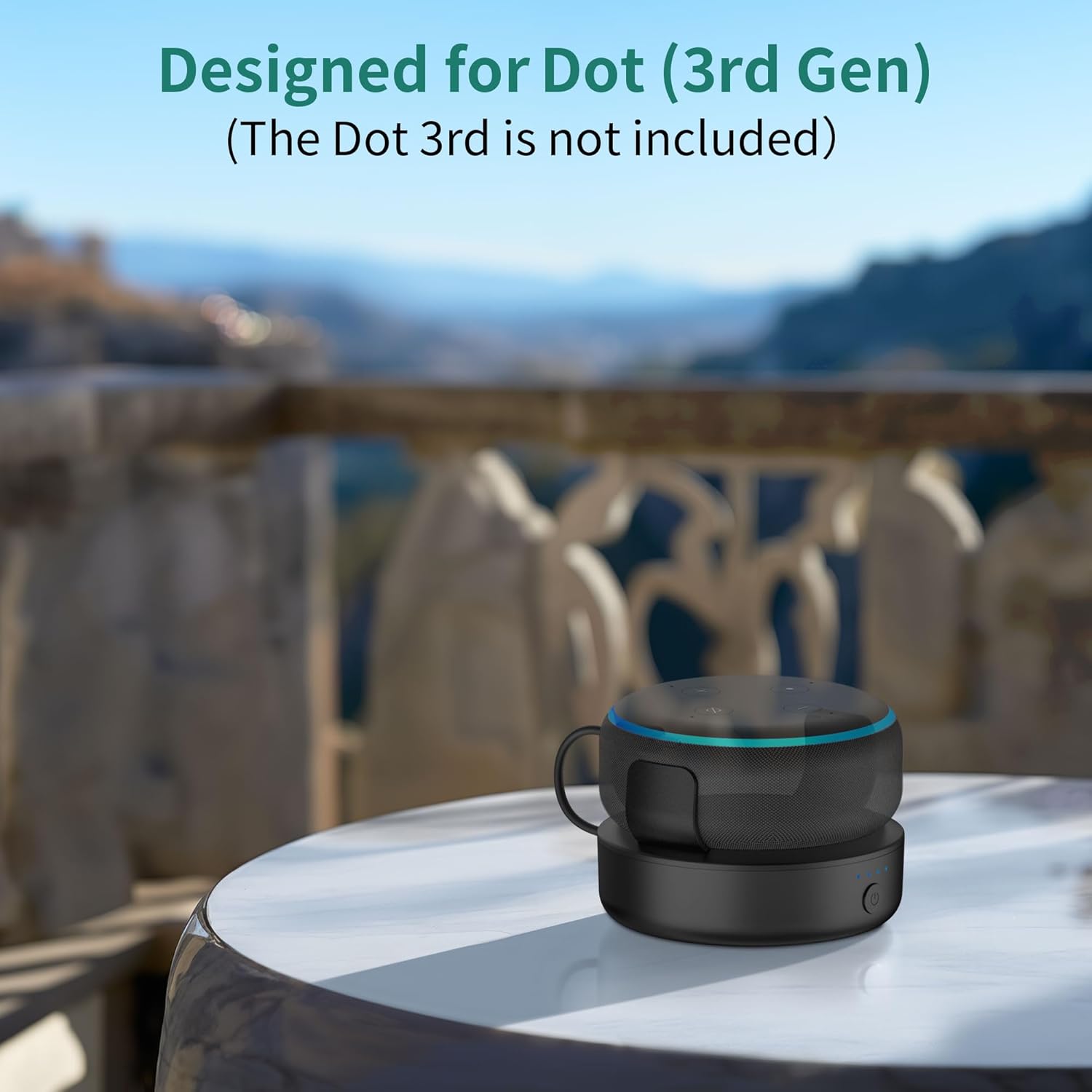 Plusacc Batteria Portatile per Dot 3.Gen - Nero - immagine 3