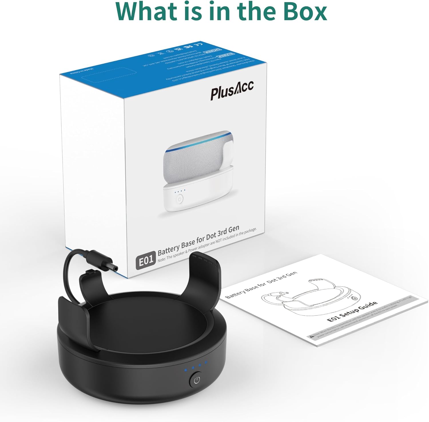 Plusacc Batteria Portatile per Dot 3.Gen - Nero - immagine 4