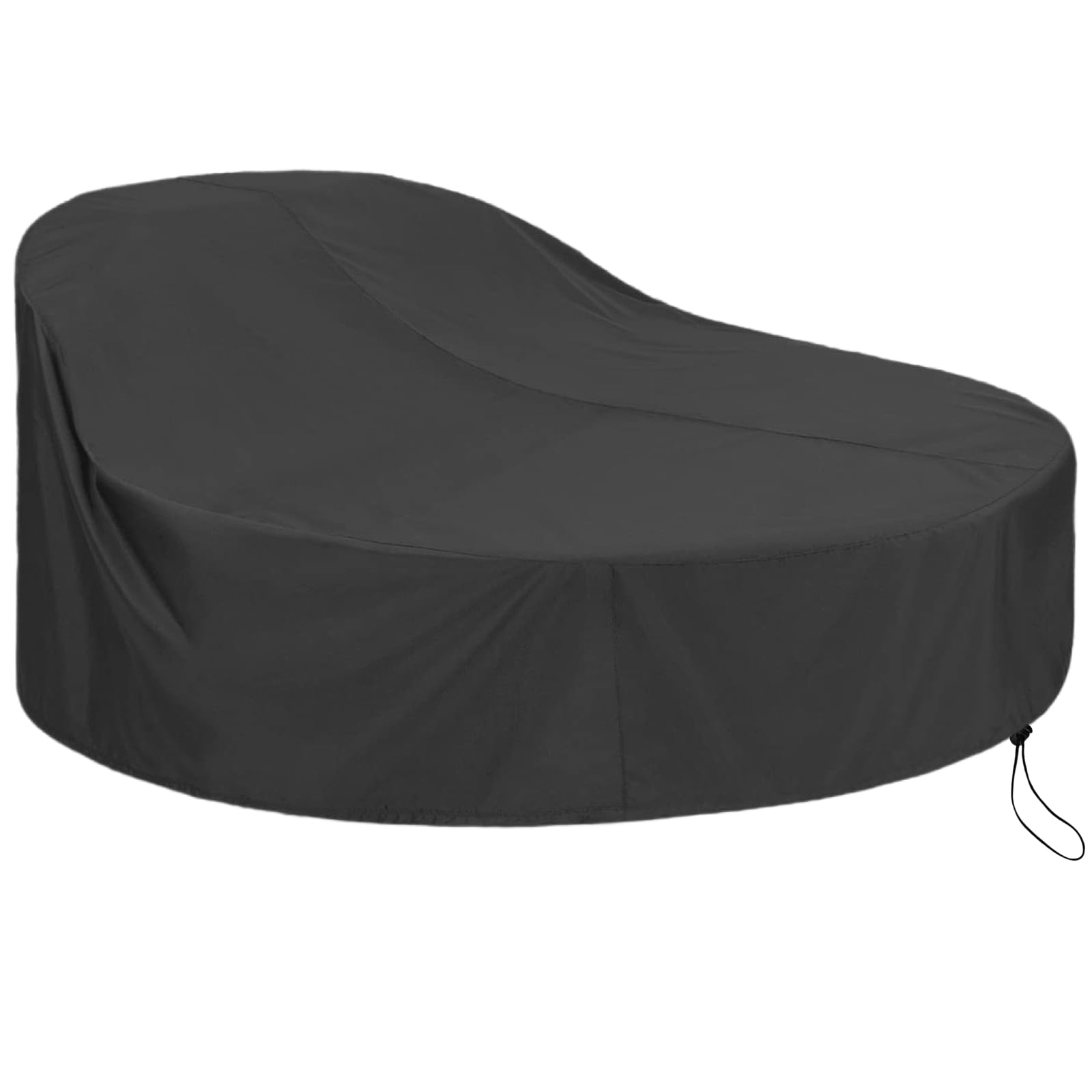 Copertura Isola Prendisole Rotonda Impermeabile, Nera