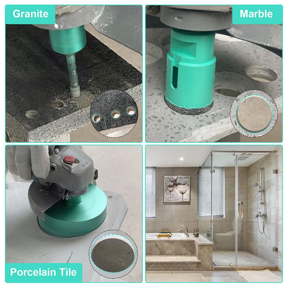 Lekomesh Punta per Trapano Diamantata M14 - 10 Pezzi - immagine 5