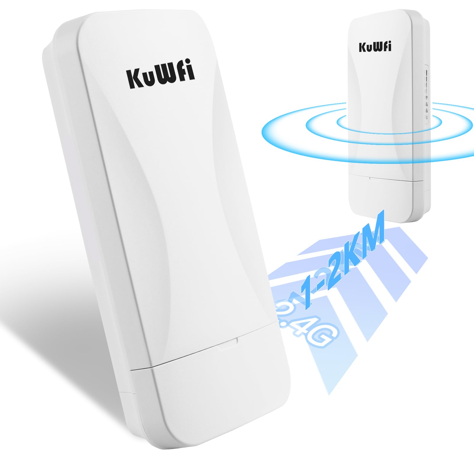 Kuwfi WiFi Bridge Outdoor 300Mbps Wireless CPE