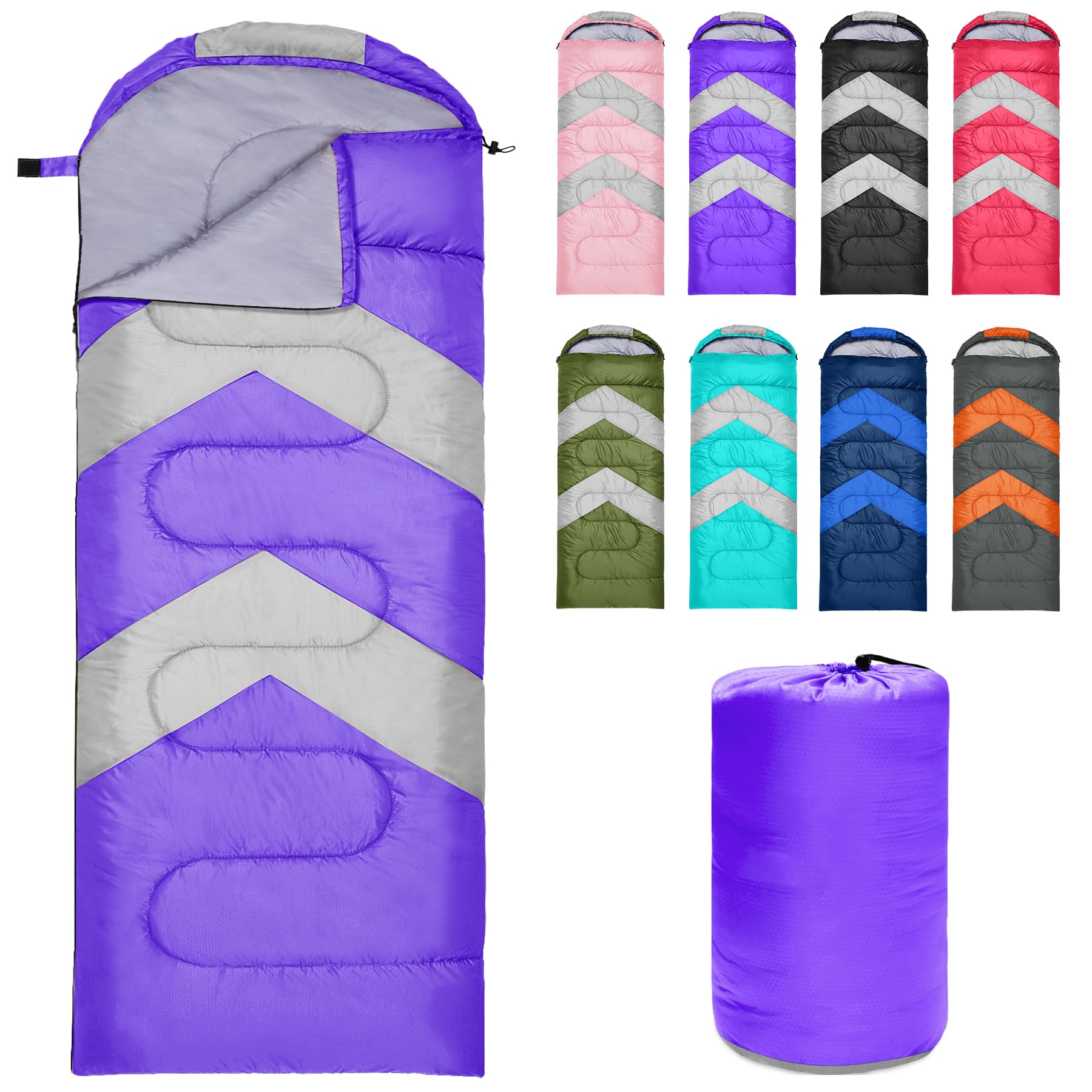 Sacco a Pelo Invernale per Adulti -8°C-15°C