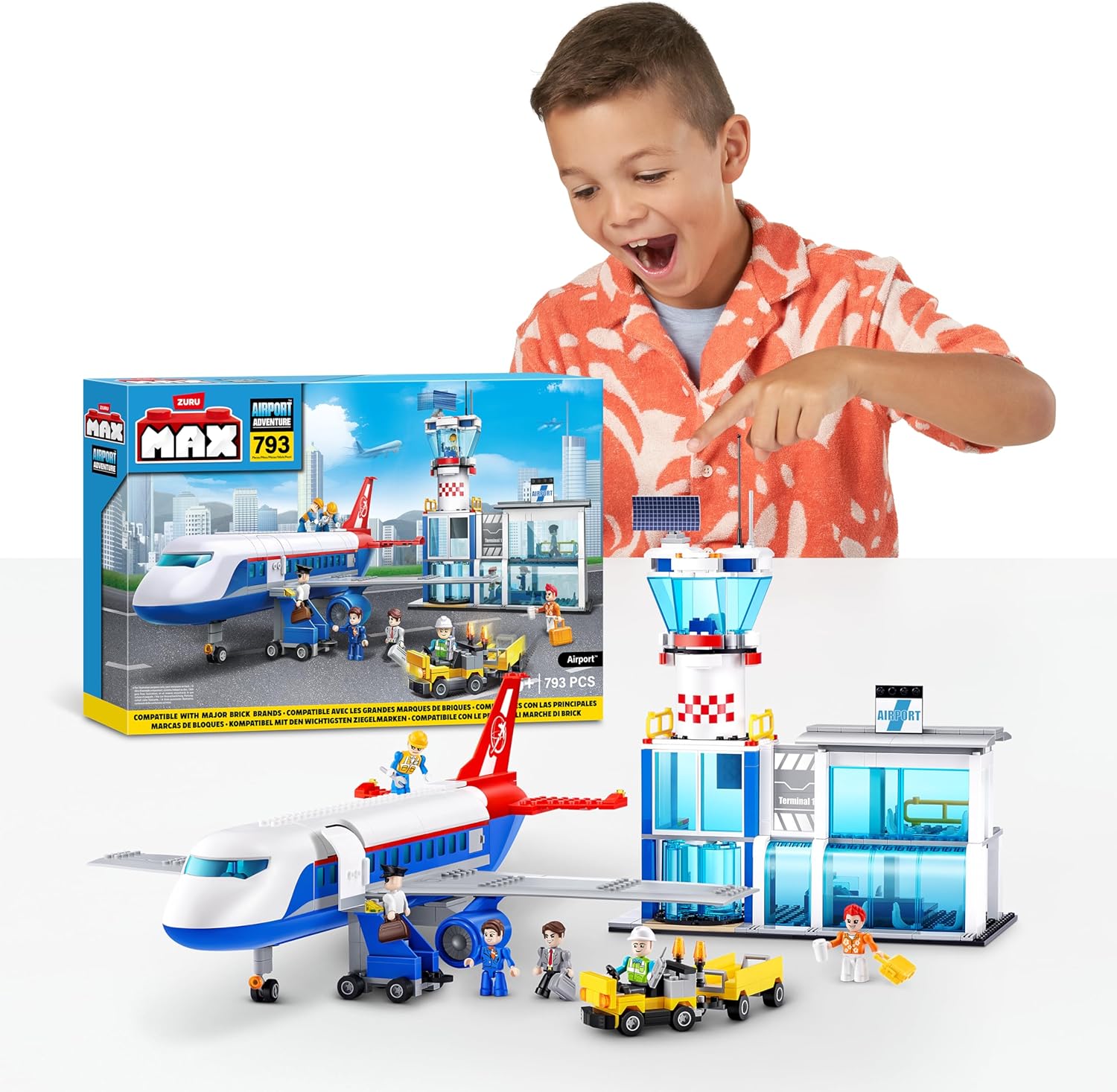 MAX Adventure Set da Gioco Aeroporto 793 pezzi - immagine 5
