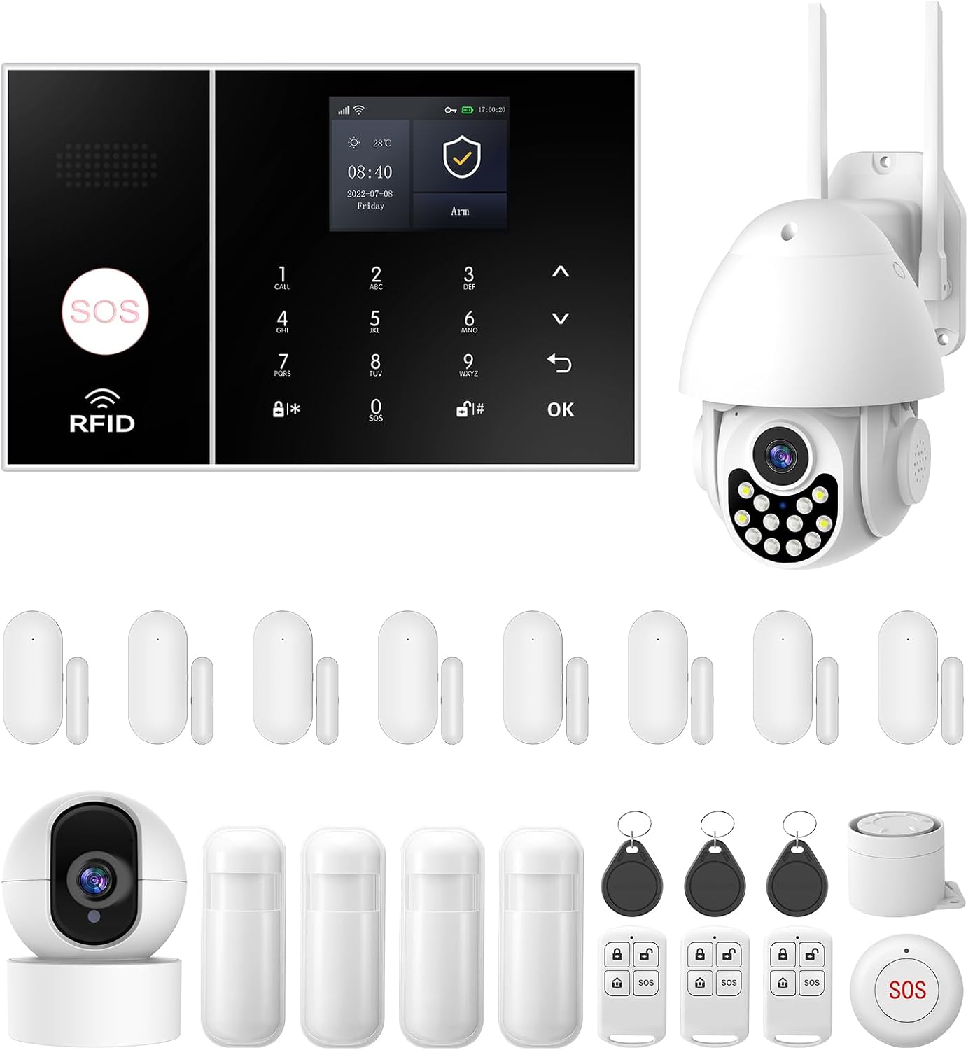 Sistema Allarme GSM WIFI + 4G con Telecamere - immagine 1