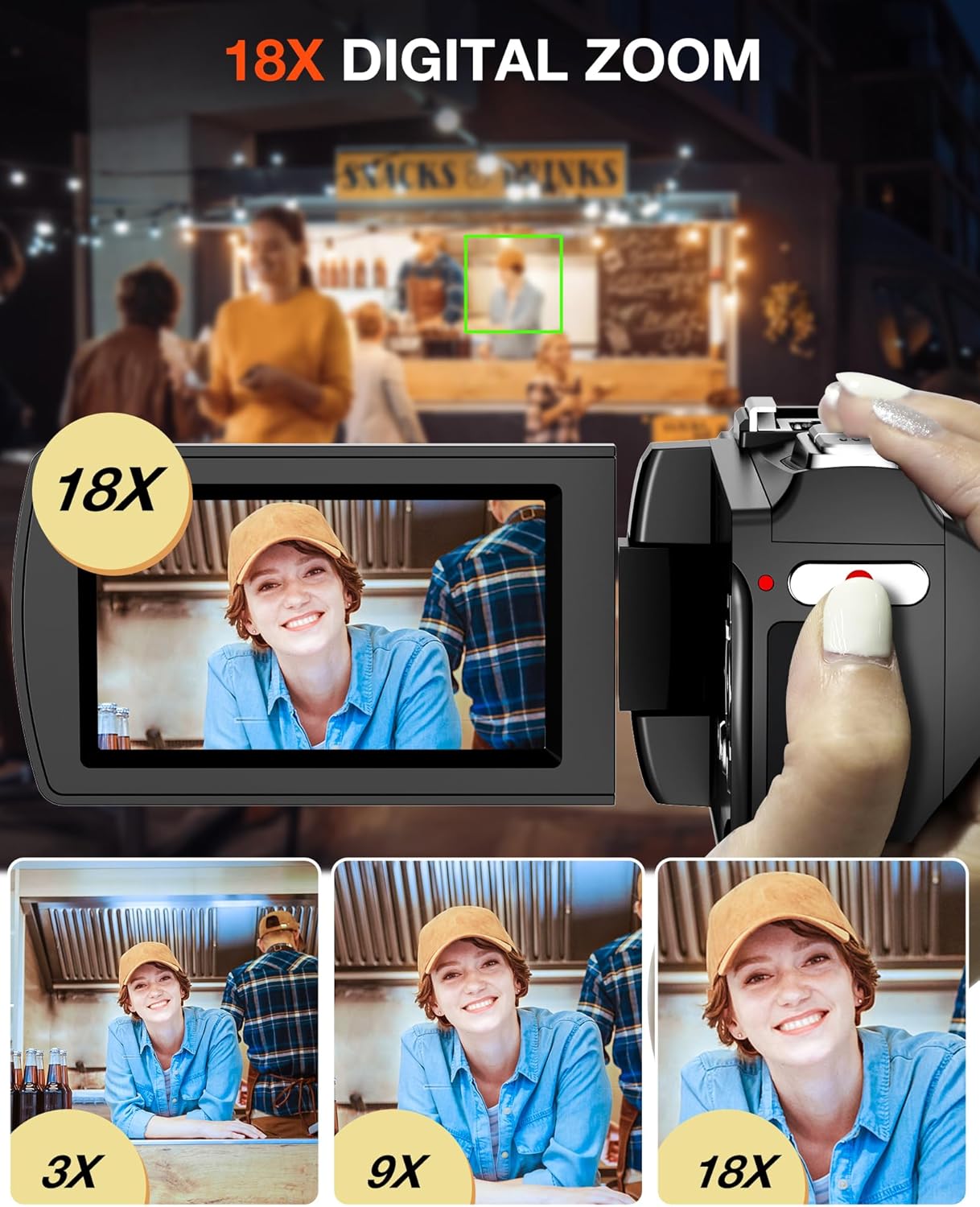 Videocamera 4K 30FPS 48MP per Vlogging - immagine 3