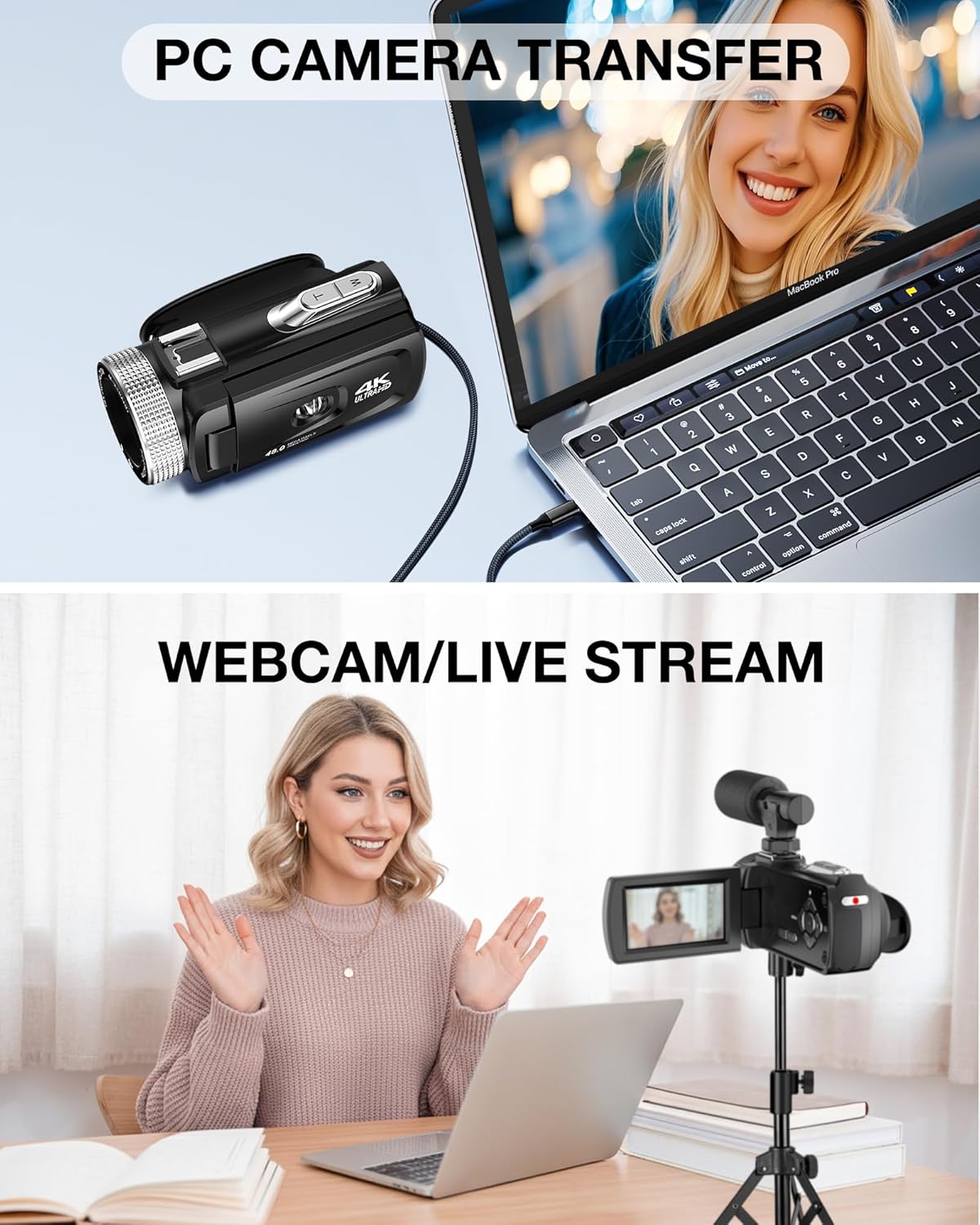 Videocamera 4K 30FPS 48MP per Vlogging - immagine 4