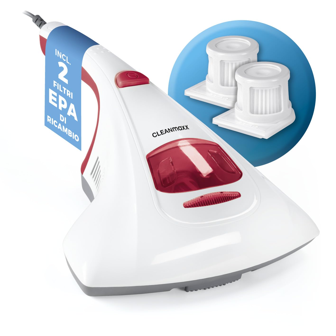 Cleanmaxx Aspirapolvere Antiacaro con Luce UV-C