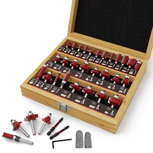 Csoom Set 30 Frese Professionali per Legno