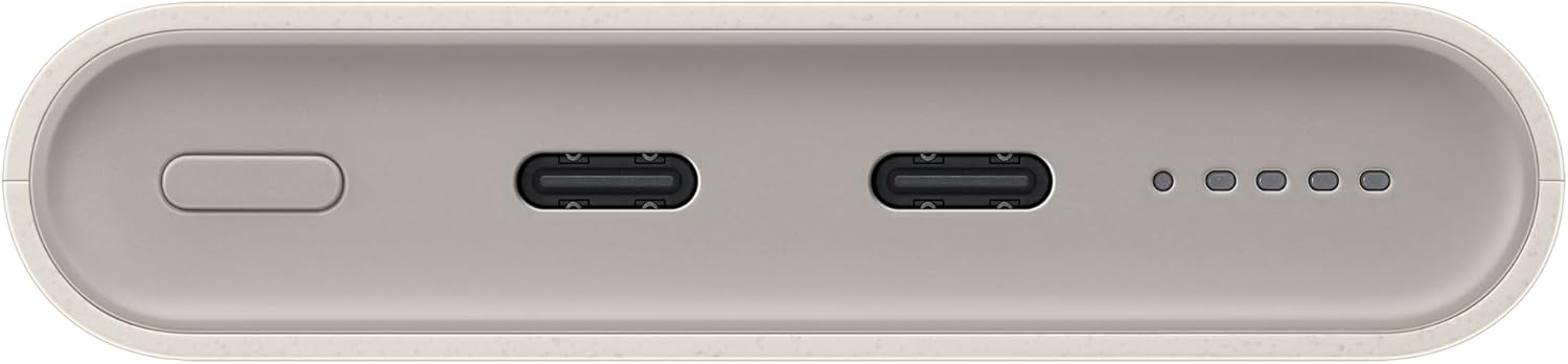 Samsung Caricabatterie Portatile Wireless 10.000 mAh, Beige - immagine 5