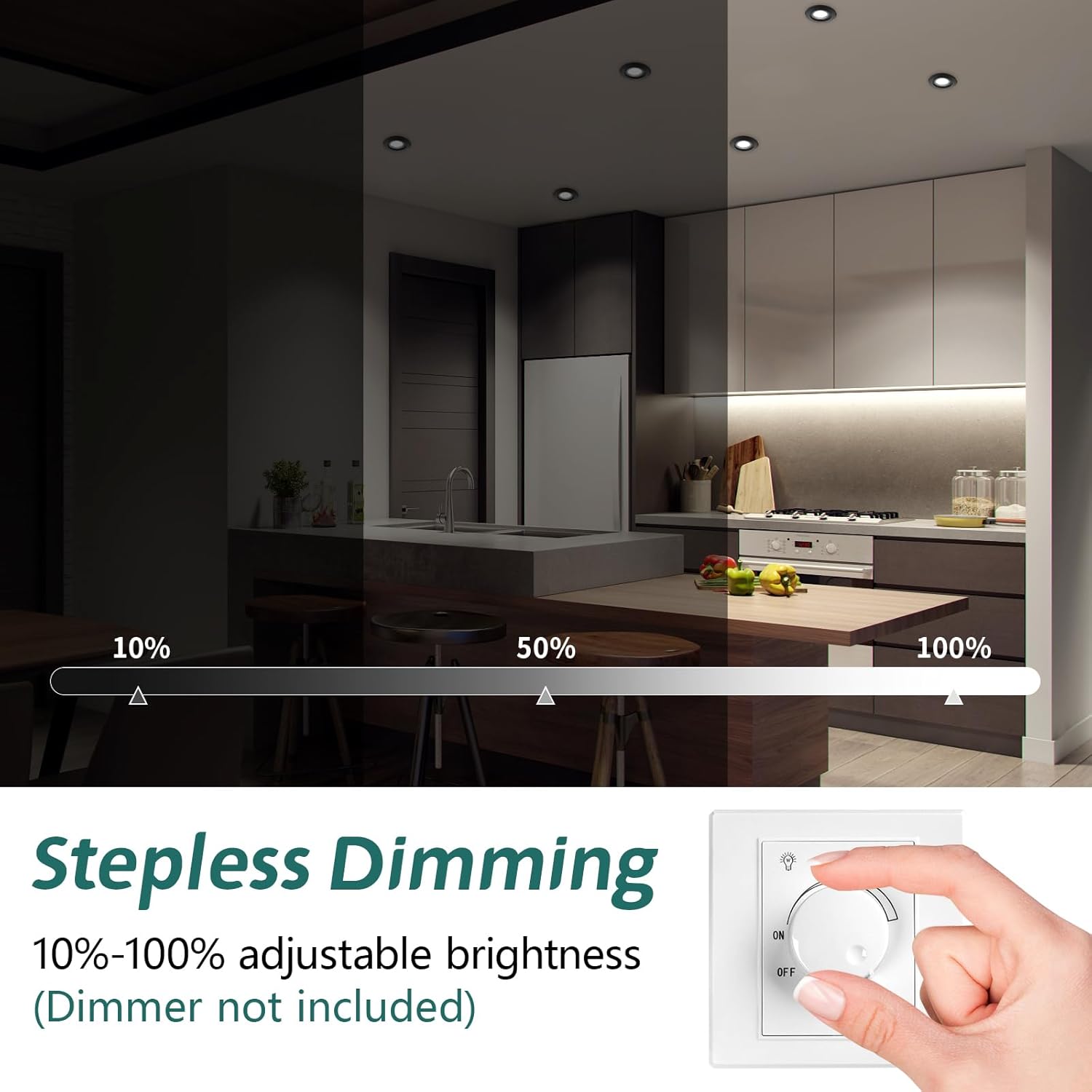 Kyotech Faretti LED Incasso Dimmerabile 5W 550LM - immagine 5