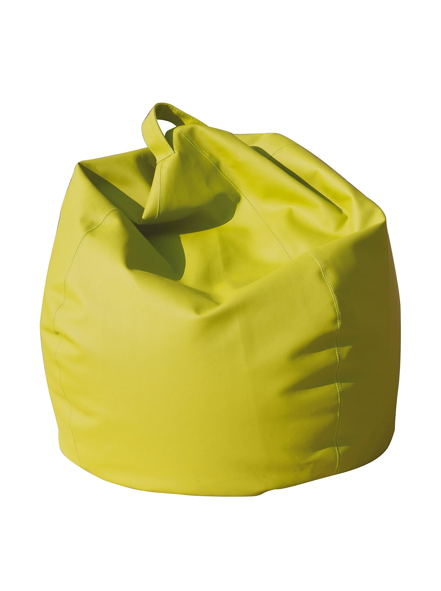 13Casa Dea Poltrona a Sacco, finta pelle, Verde Lime, 70 x 110 cm