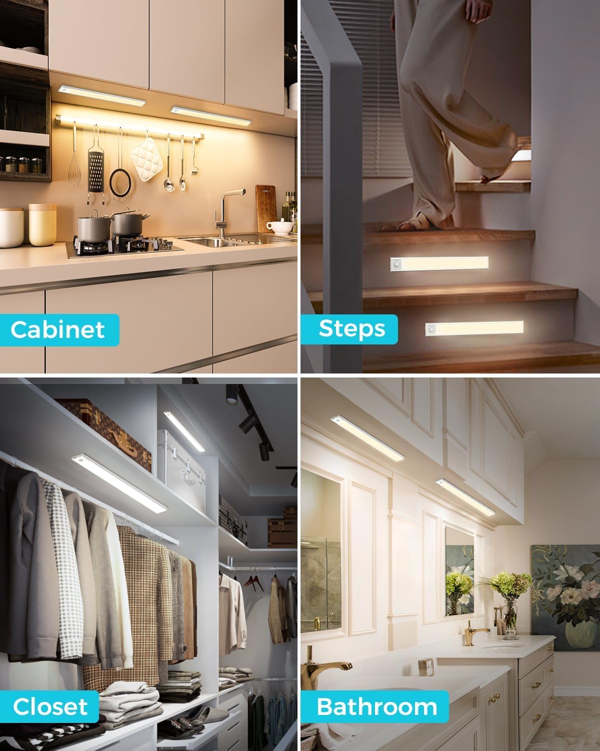 Libtit Luce Armadio Sensore Movimento 30cm (2 pz) - immagine 6