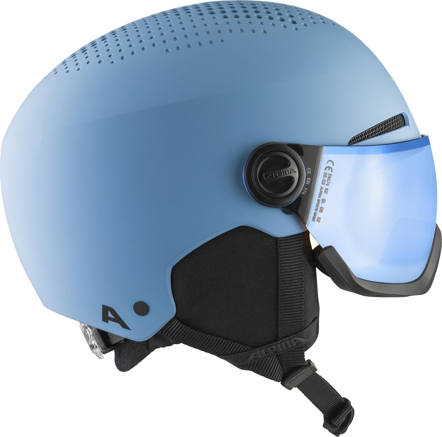 ALPINA ZUPO Visor Q-LITE 46 Smoke-Blue opaco - immagine 3