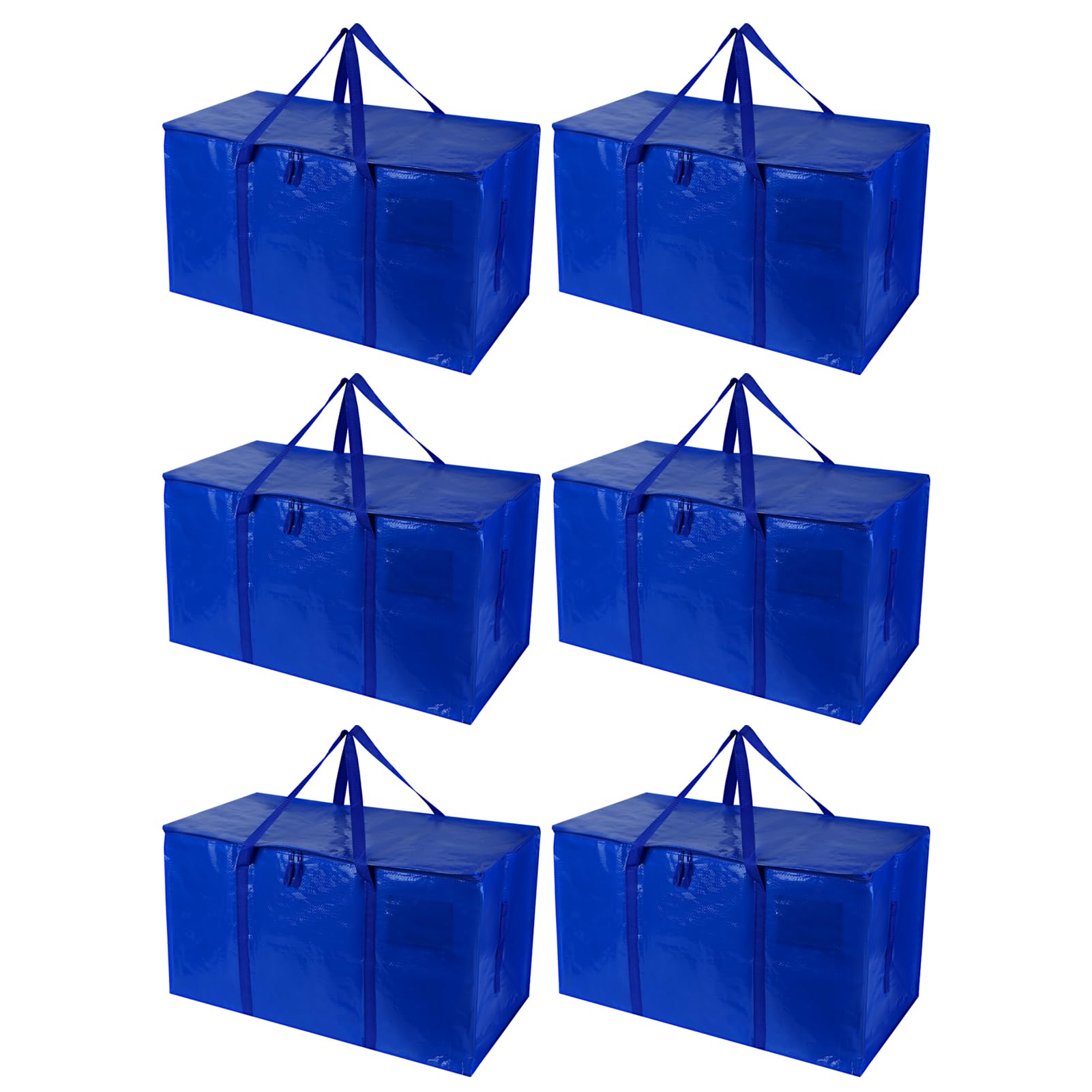 6 Borse da Trasloco Extra-Large Resistenti, Blu