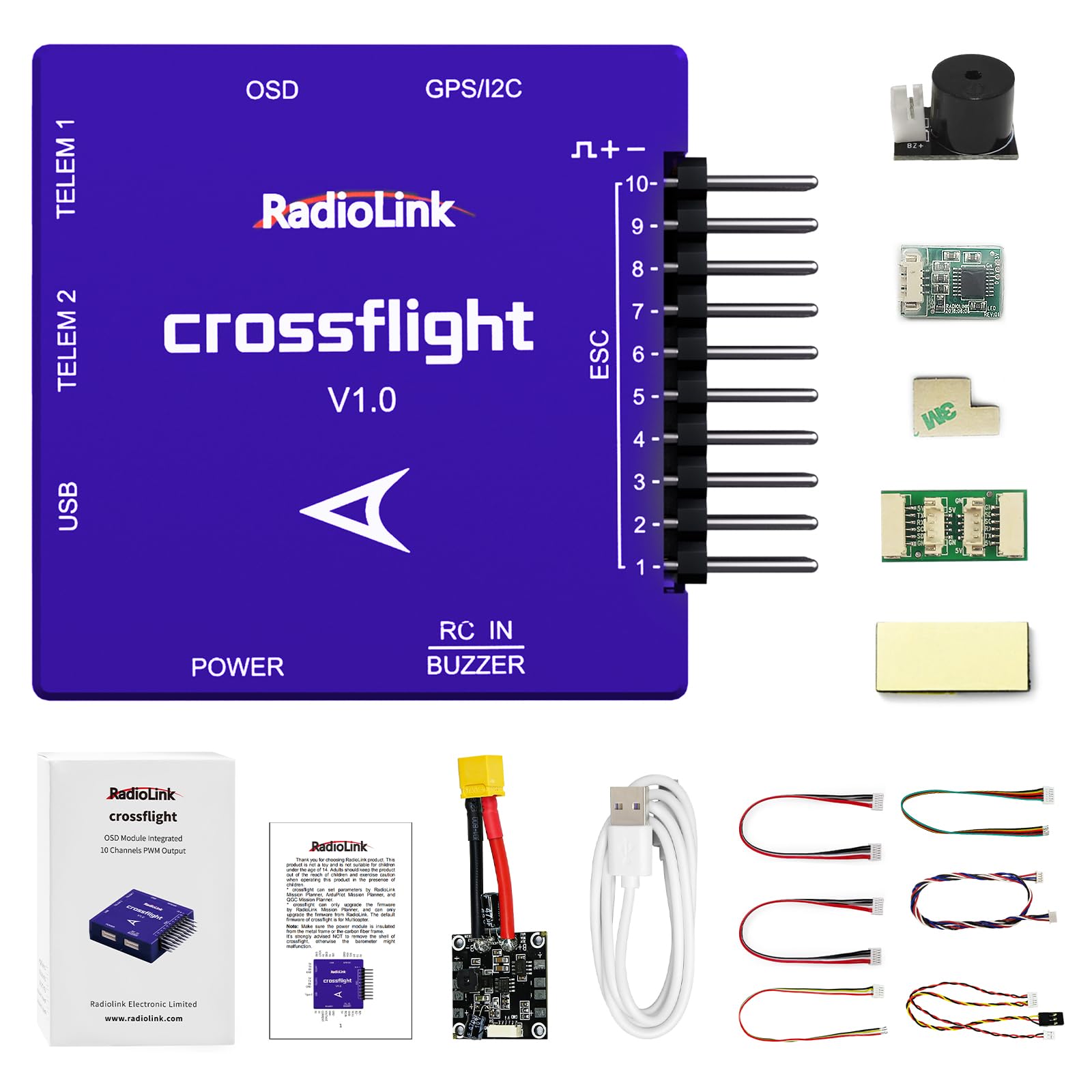 Radiolink Crossflight Flight Controller con OSD