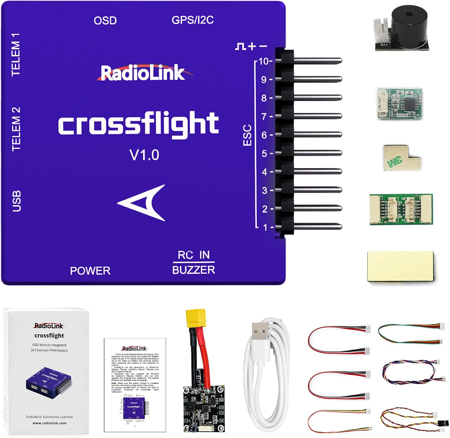 Radiolink Crossflight Flight Controller con OSD - immagine 1