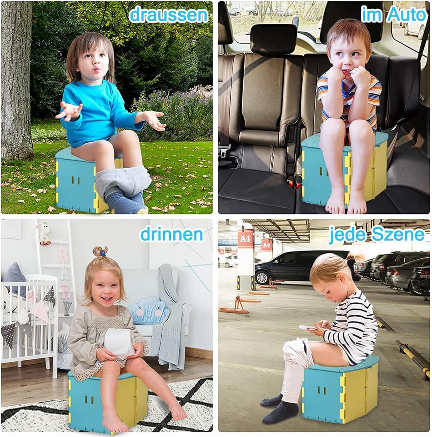 Toilette per Bambini Portatile Pieghevole - immagine 2