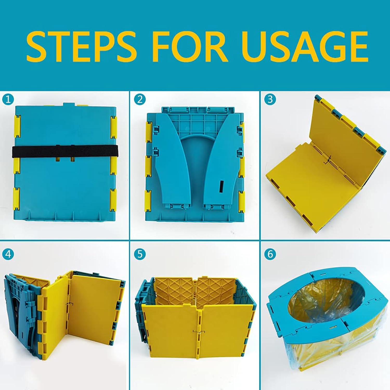 Toilette per Bambini Portatile Pieghevole - immagine 4