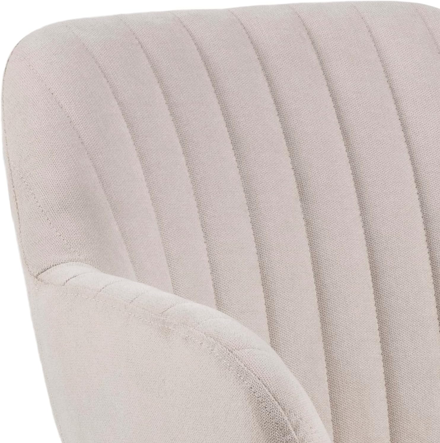 Ac Design Furniture Wendy - Sedia da Pranzo con Braccioli, Beige - immagine 8