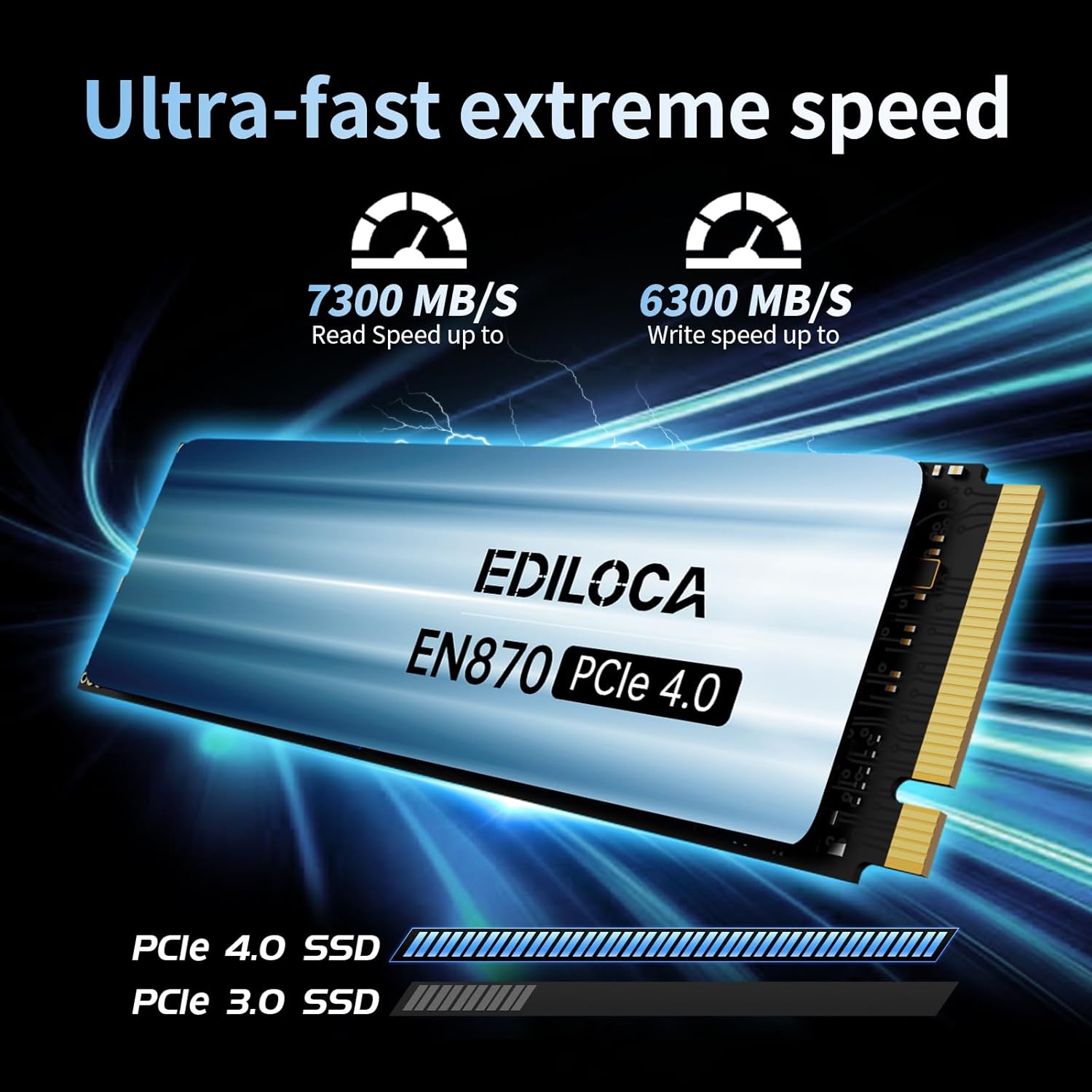 Ediloca EN870 SSD 4TB PCIe Gen4 NVMe M.2 2280 - immagine 2