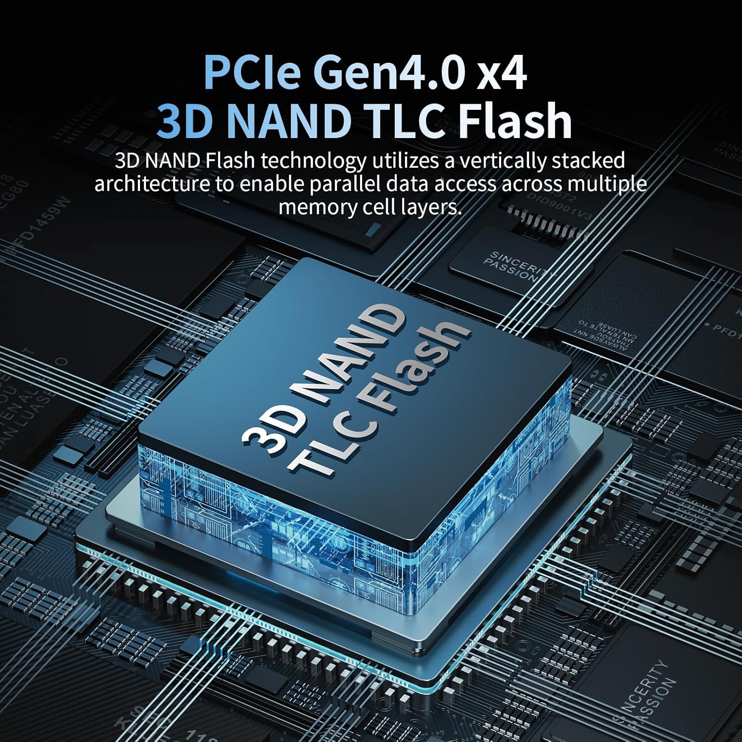 Ediloca EN870 SSD 4TB PCIe Gen4 NVMe M.2 2280 - immagine 3