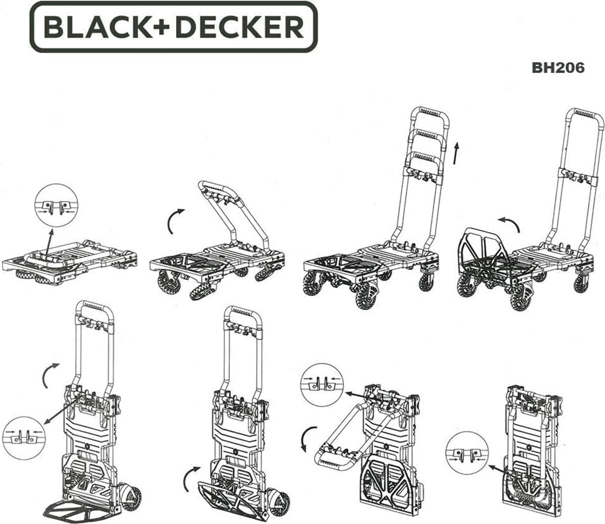 Black+decker Carrello 2-in-1 Pieghevole - immagine 14