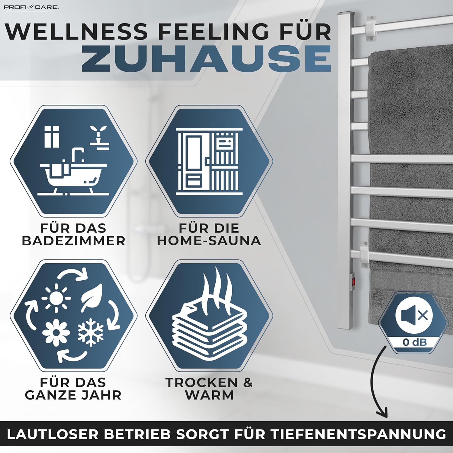 ProfiCare® Scaldasalviette Elettrico PC EHW 3115 - immagine 6