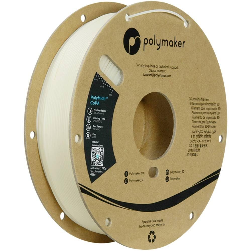 Polymaker PolyMide CoPA - Filamento Nylon 1.75mm Naturale 750g