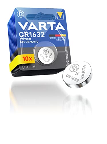 Varta Pile a Bottone CR1632 Lithium 3V (10 pezzi)