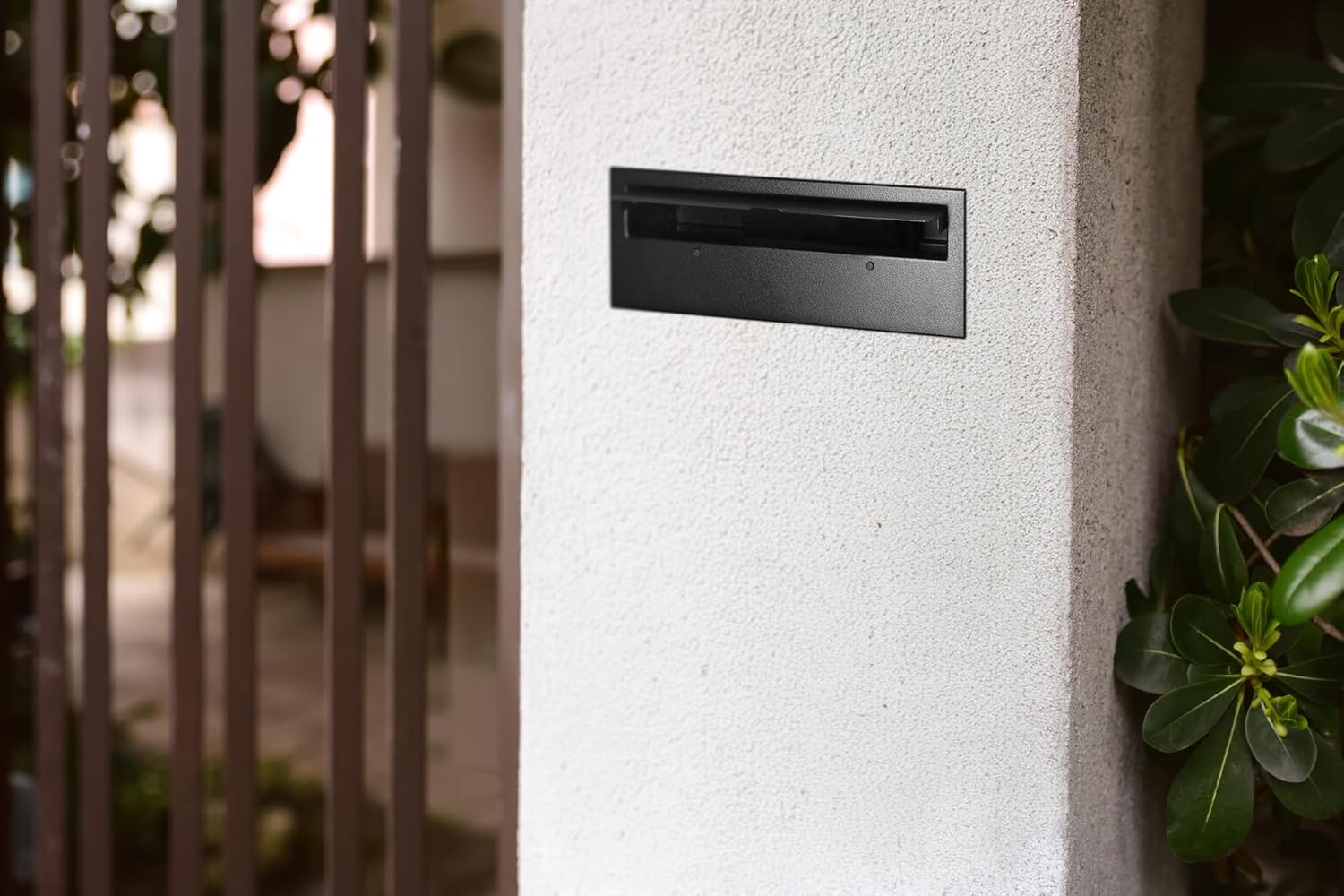 Miratic Cassetta Postale da Esterno Passante, Nero - immagine 3