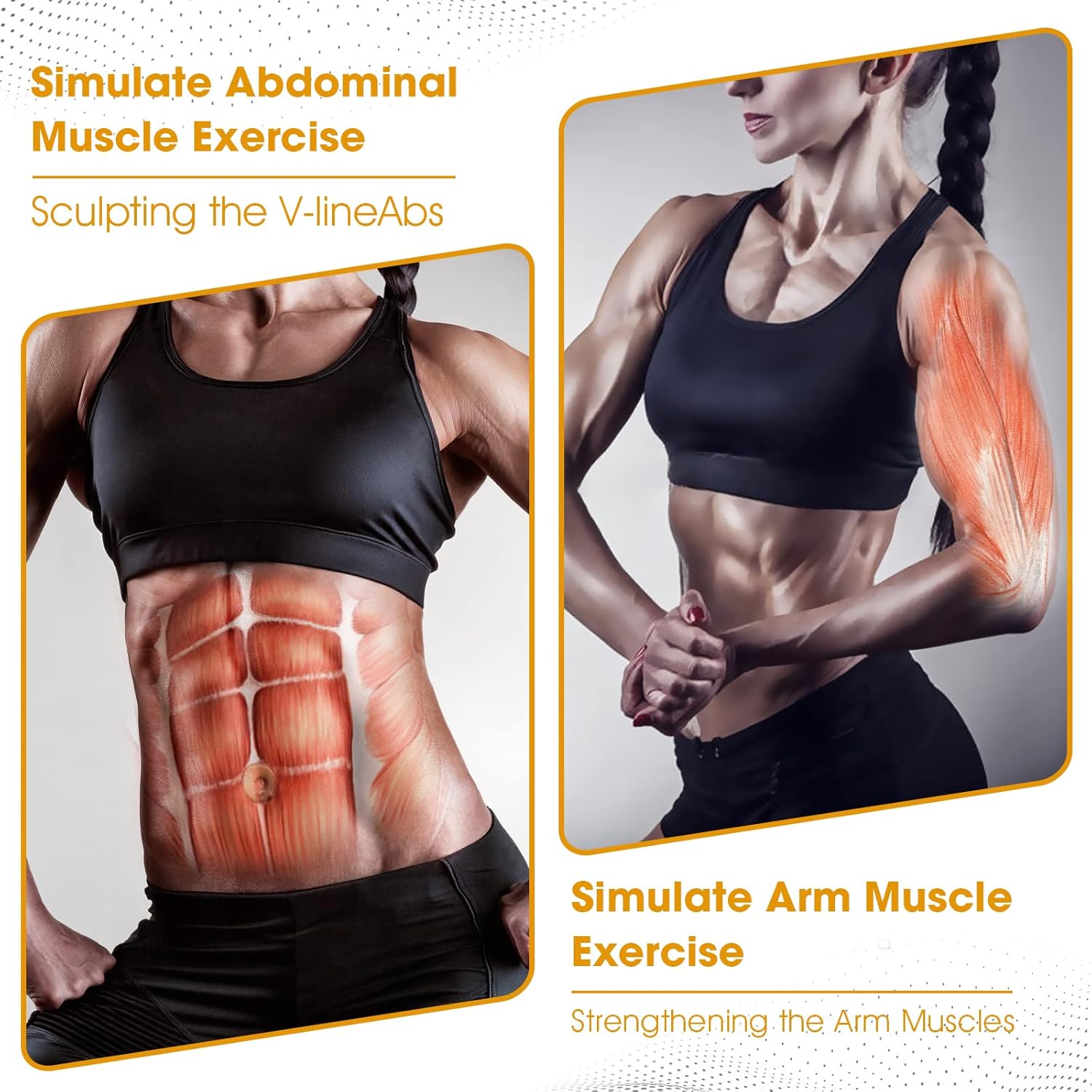 Elettrostimolatore Muscolare USB Ricaricabile EMS - immagine 3