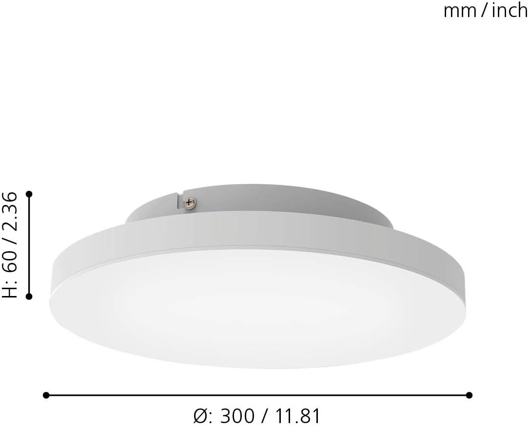 Eglo Turcona-C Lampada da Soffitto, Bianco - immagine 5