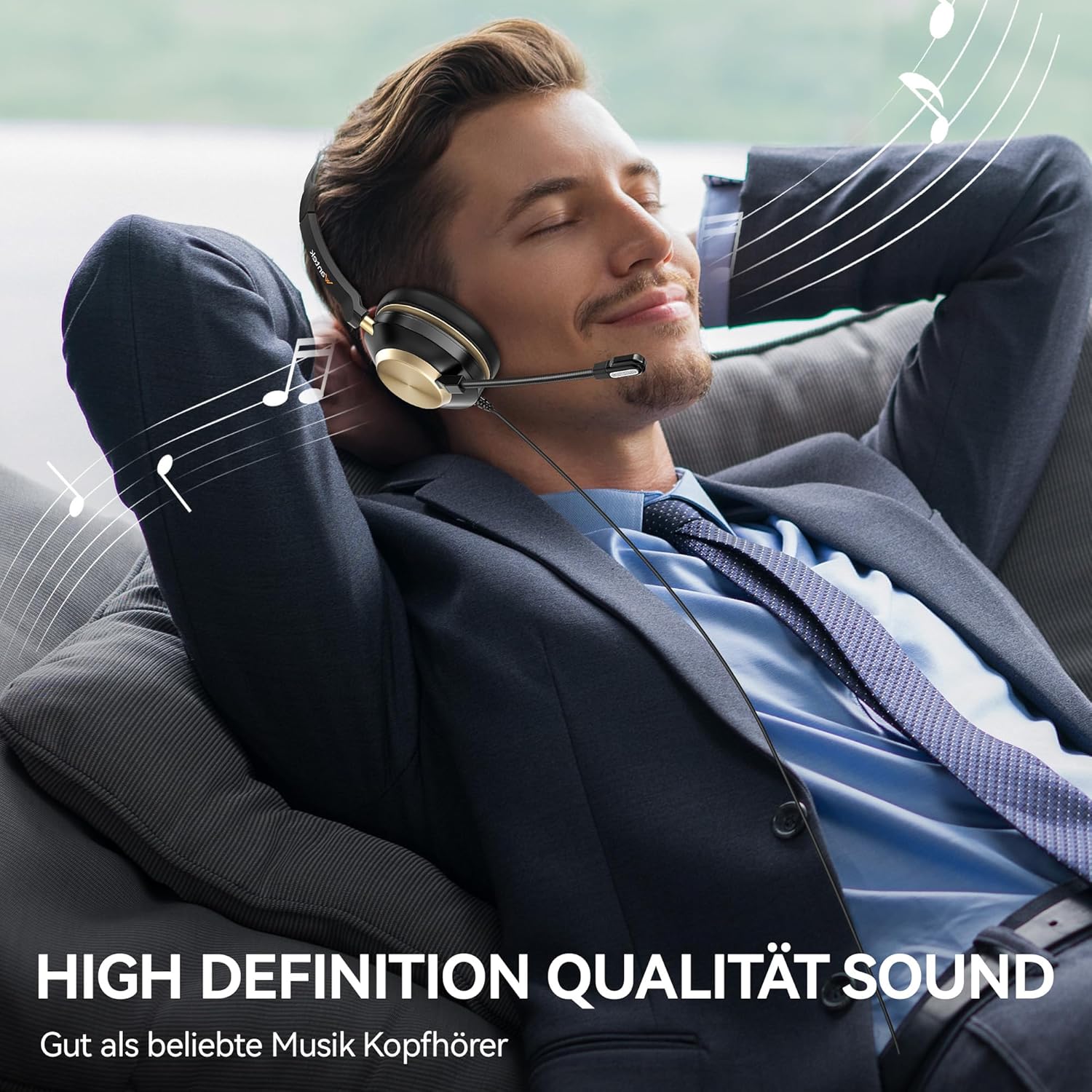 Wantek Cuffie con Microfono 882F e Cancellazione Rumore - immagine 6