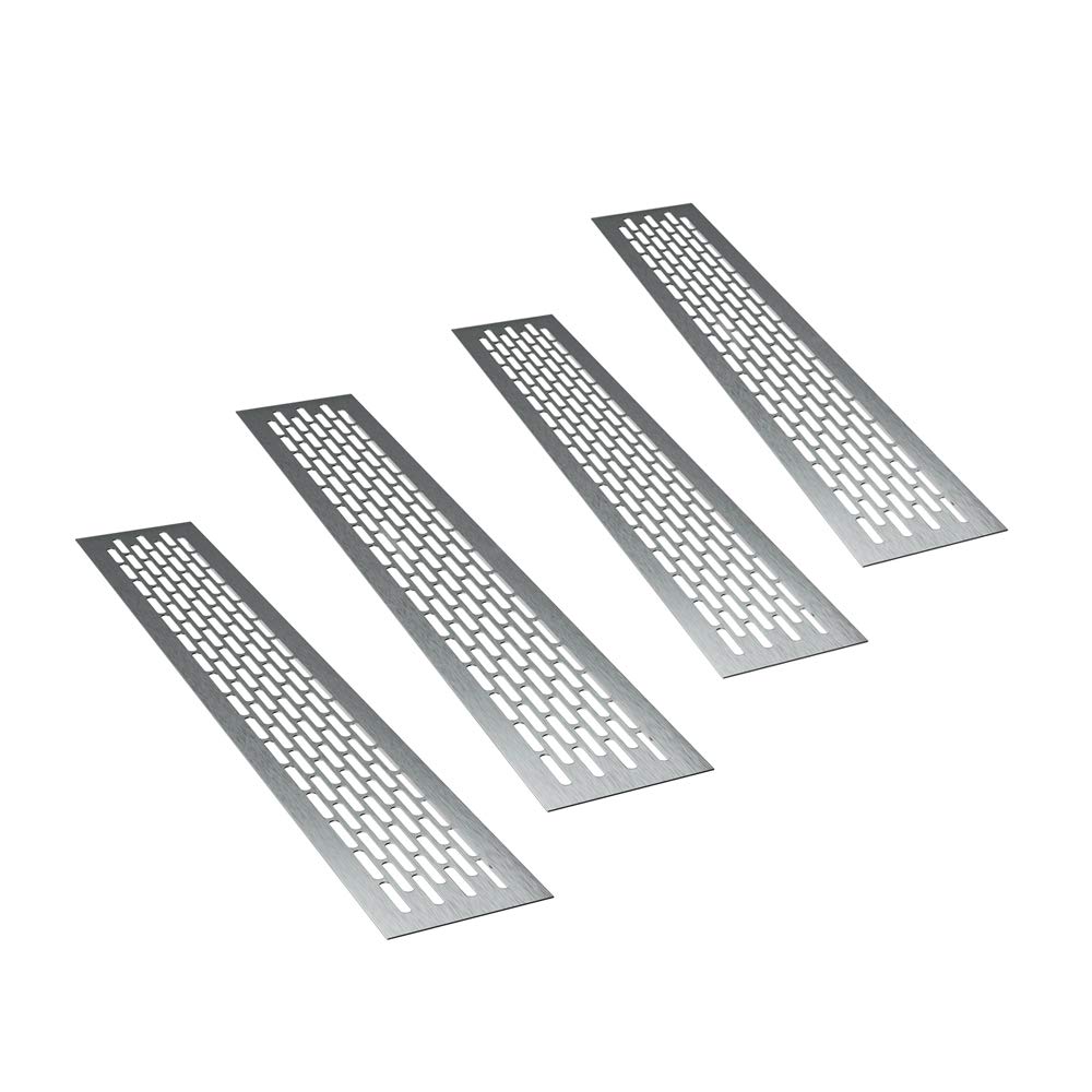 Sossai® Griglia di Ventilazione in Alluminio Alucratis (4 pz)