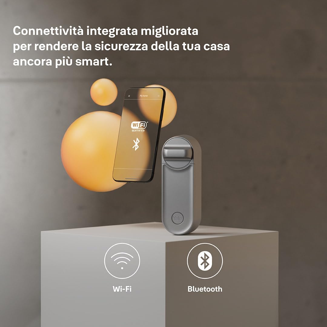 Yale Linus Smart Lock L2 05/103210/SI, Argento - immagine 7