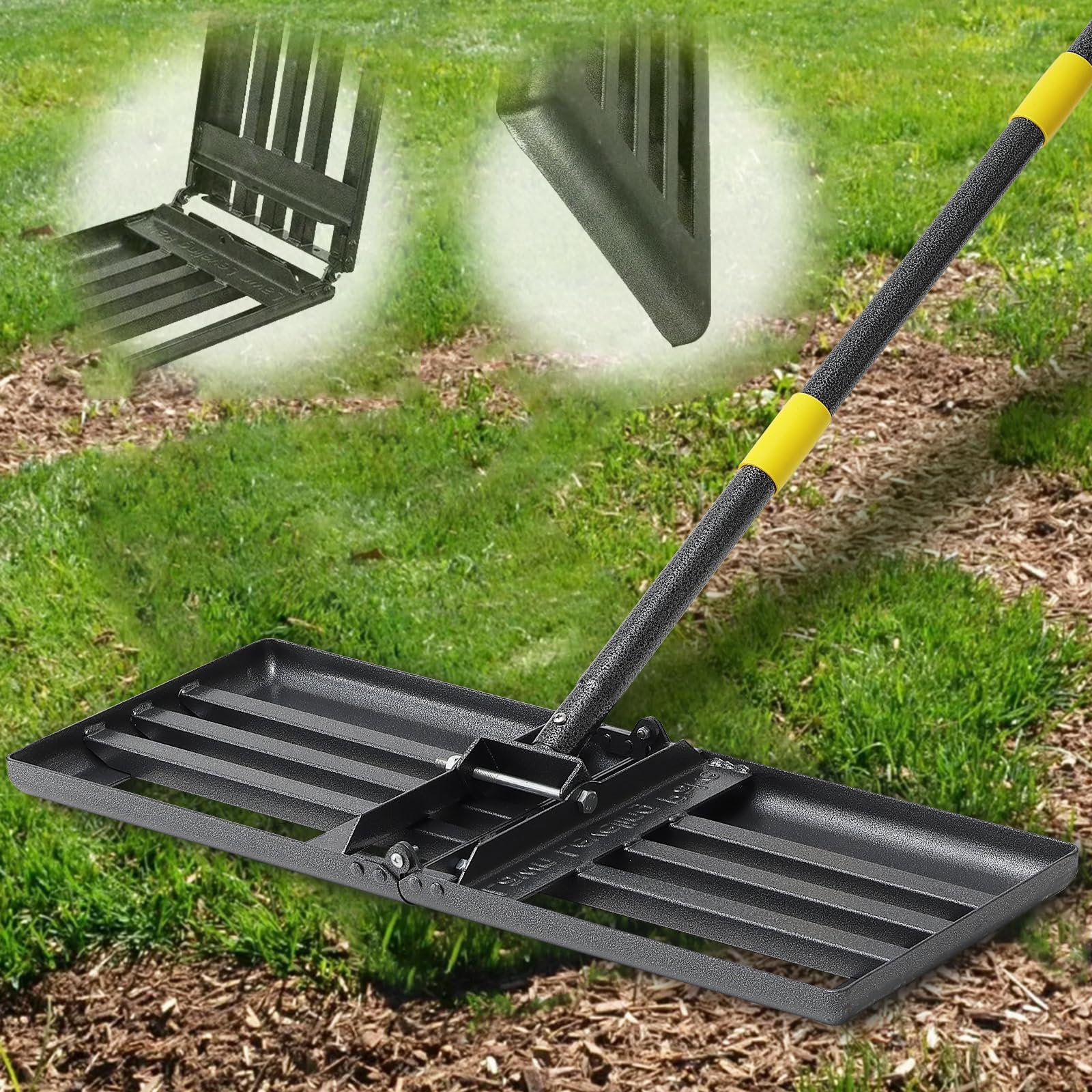 Rastrello per Prato in Metallo 157cm