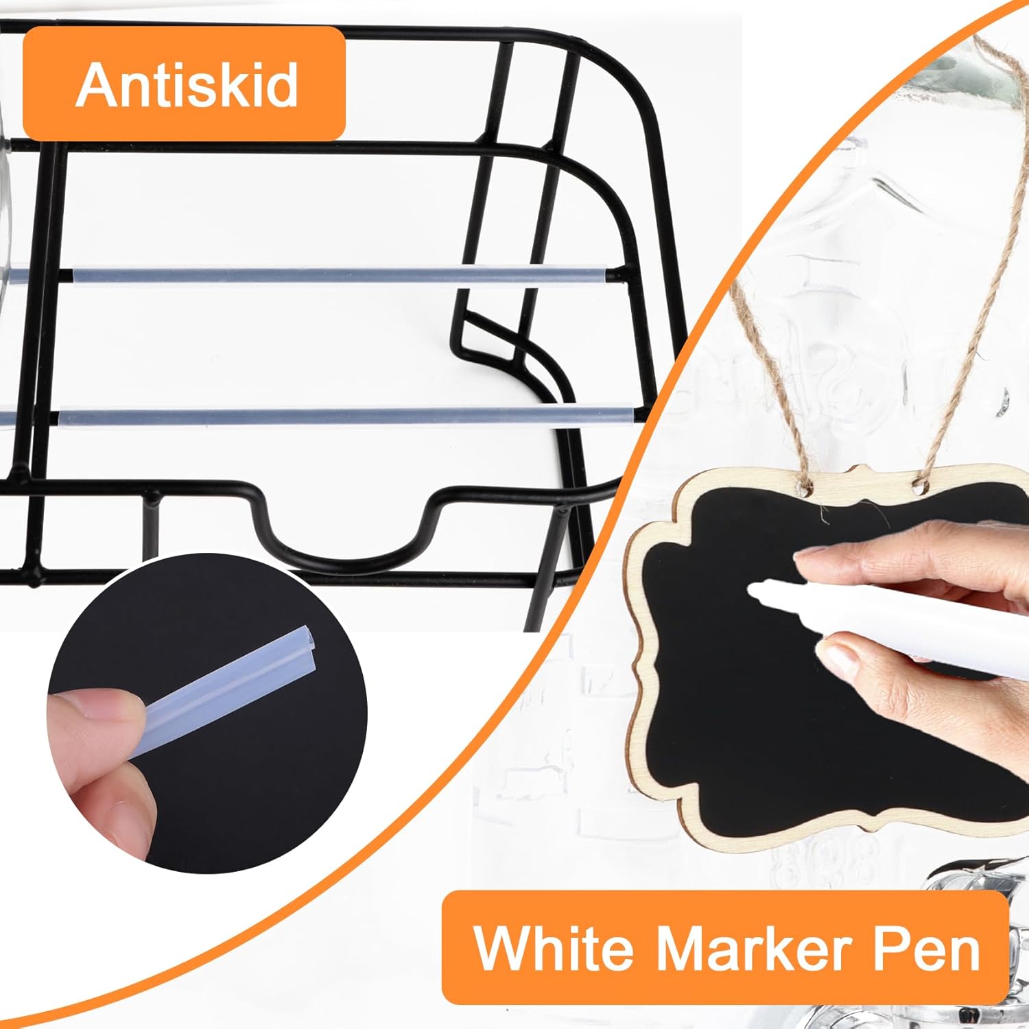 Set 2 Dispenser Bevande in Vetro 1 Gallone con Infusore - immagine 5