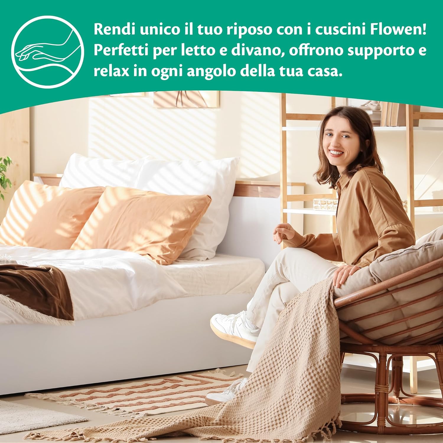 Cuscini per Divano 30x50 Imbottitura 2 pezzi - immagine 8