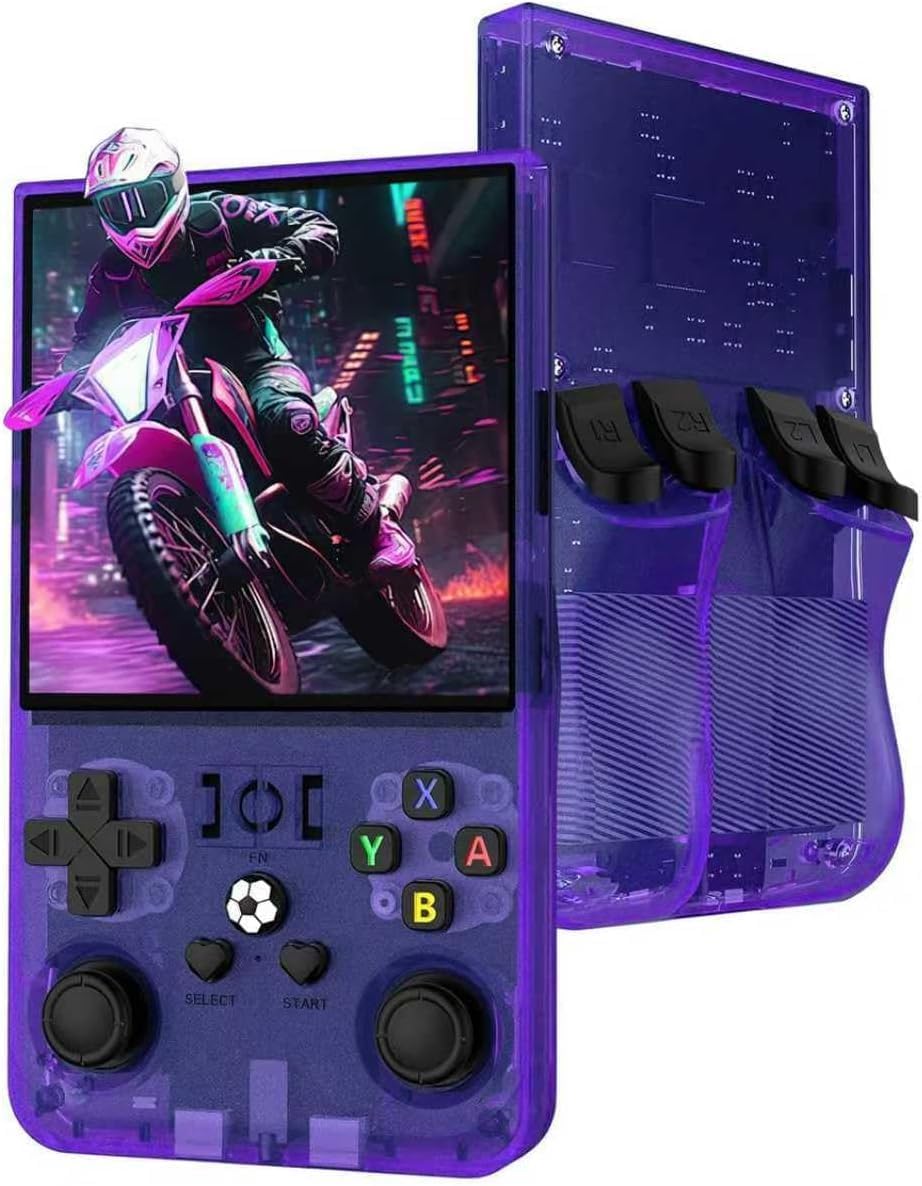 R36MAX - Console Retrò Portatile 128GB, Viola