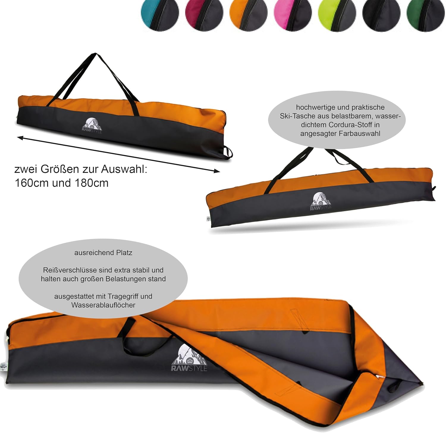 Rawstyle Borsa da Sci Impermeabile per Scarponi - immagine 4