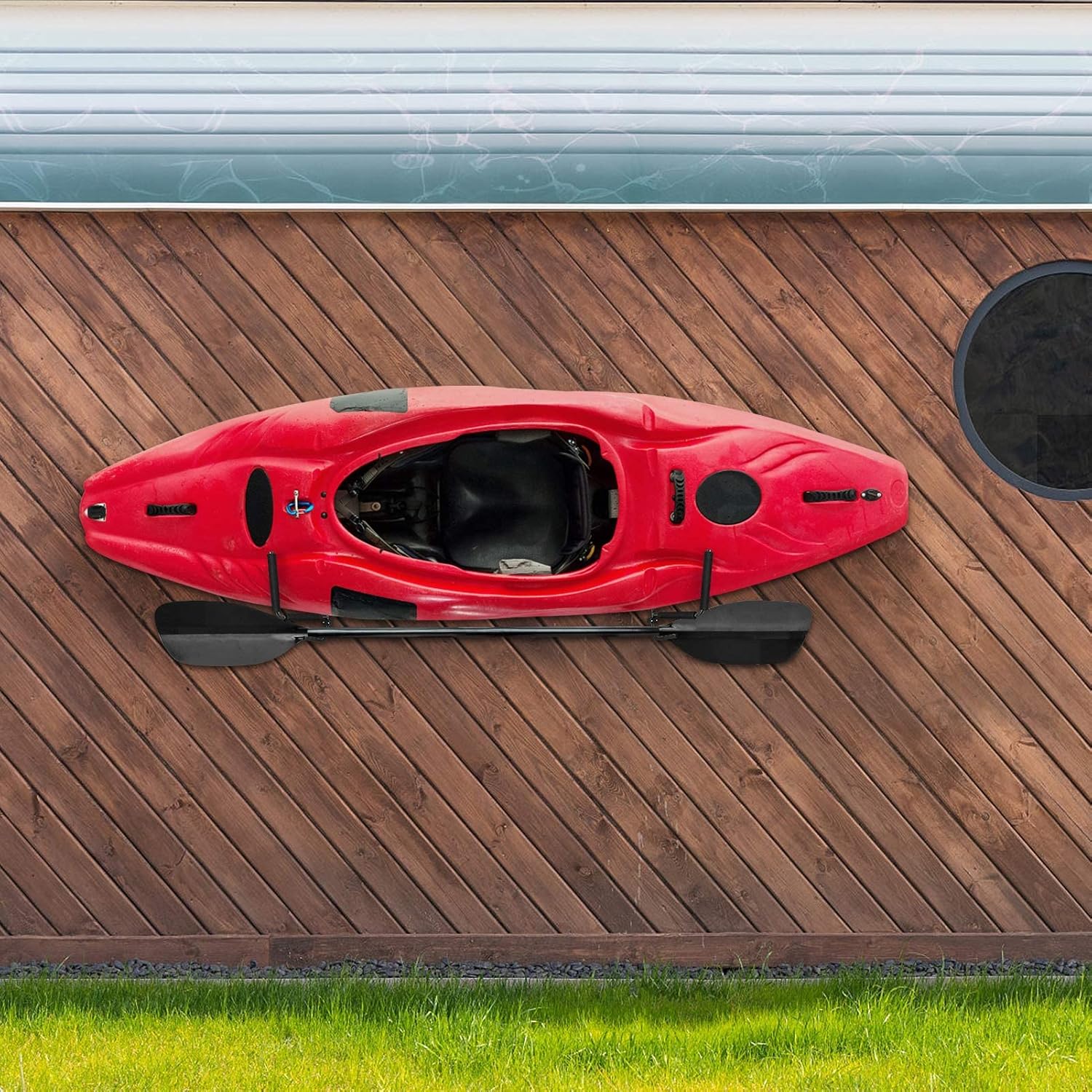 Porta-Kayak da Muro per Kayak e Paddle (1 Paio) - immagine 8
