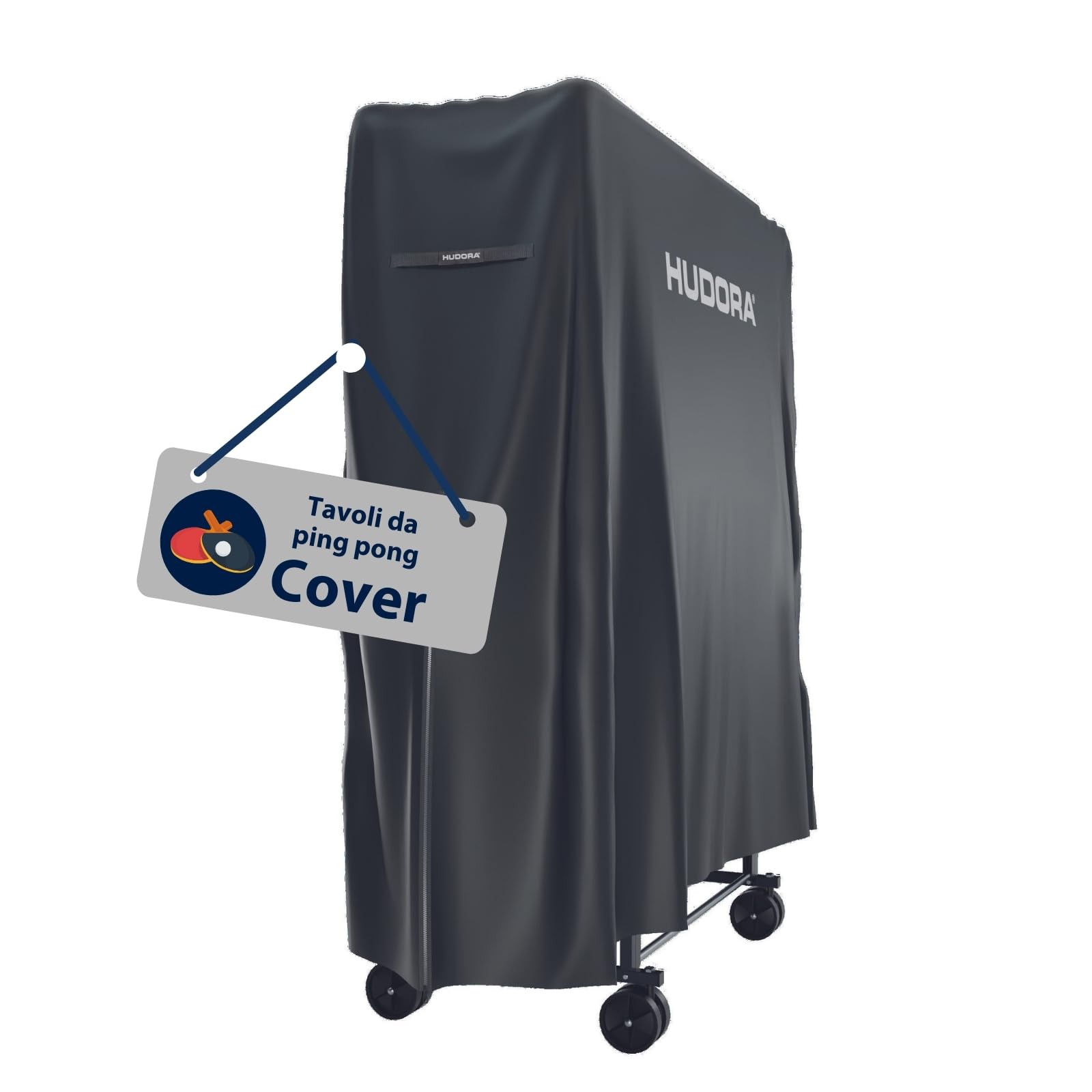 Hudora Copertura per Tavolo da Ping Pong 187x72x156 cm