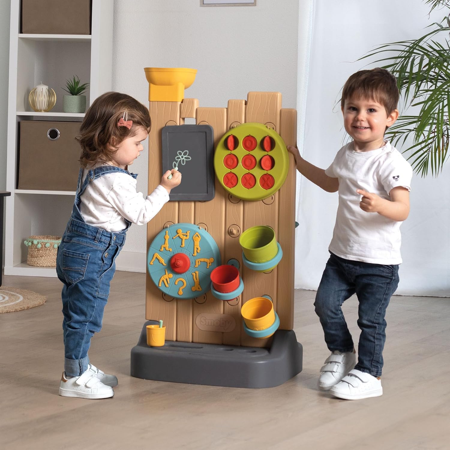 Smoby- Activity Wall, Colore Beige, 7600840300, + 2 Anni - immagine 4