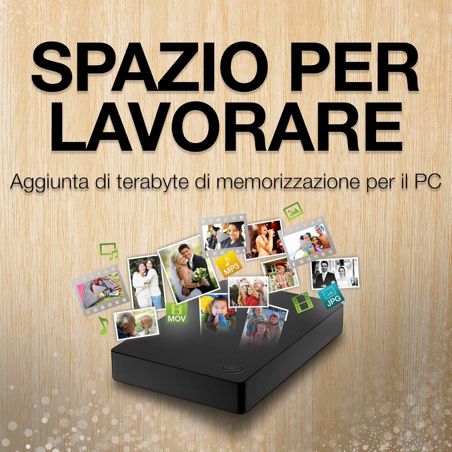 Seagate Portable Drive 5TB - Hard Disk Esterno 2.5", Nero - immagine 3