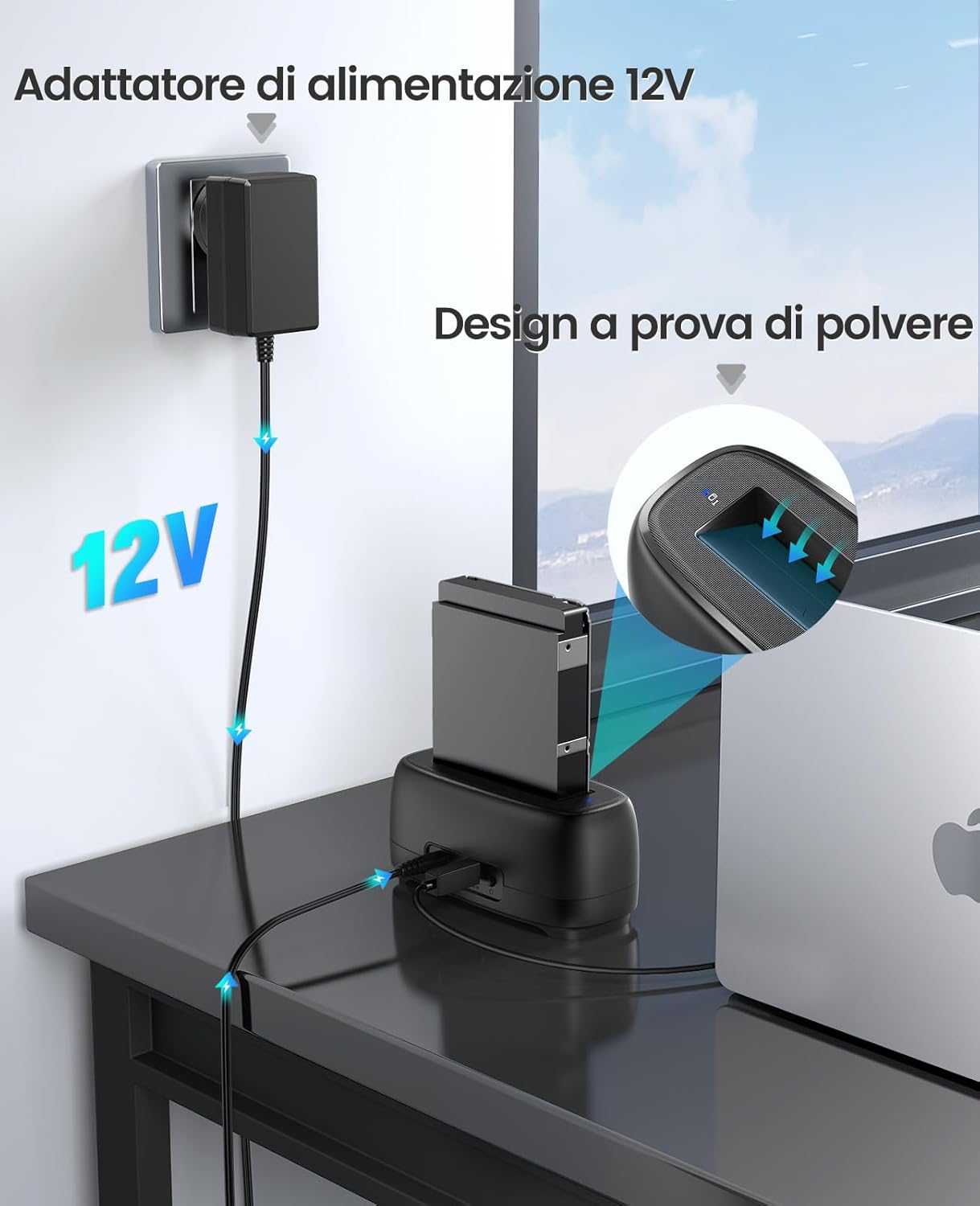 Orico Hard Disk Docking Station USB3.0 - immagine 6