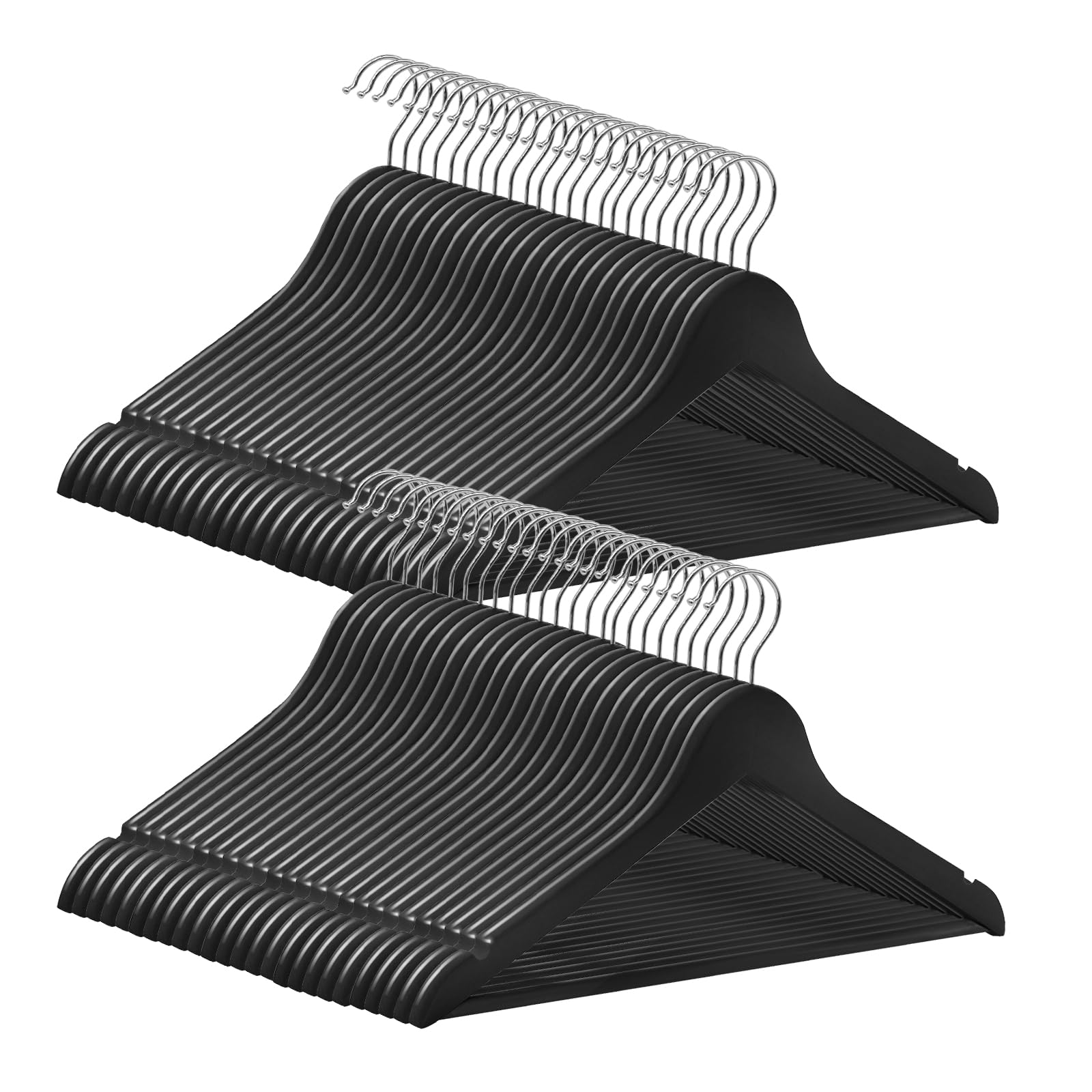 Abheng Grucce Legno 50 Pezzi Salvaspazio, Nero