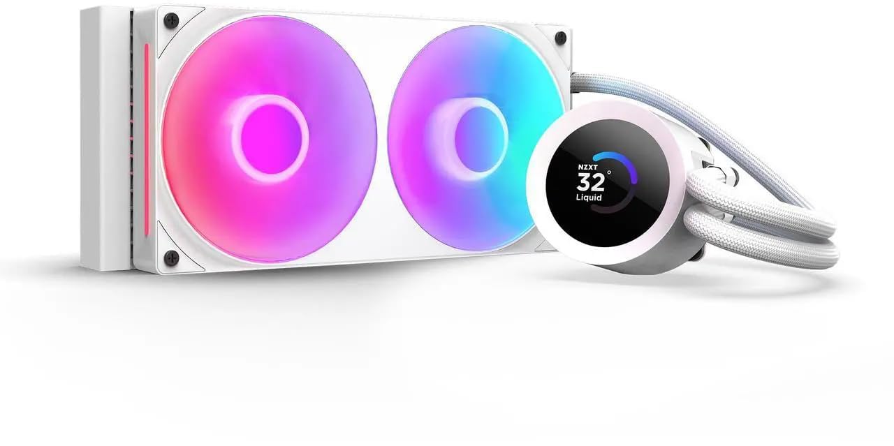 Nzxt Kraken Plus 240 RGB - Dissipatore AIO CPU 240mm, Bianco | Velz
