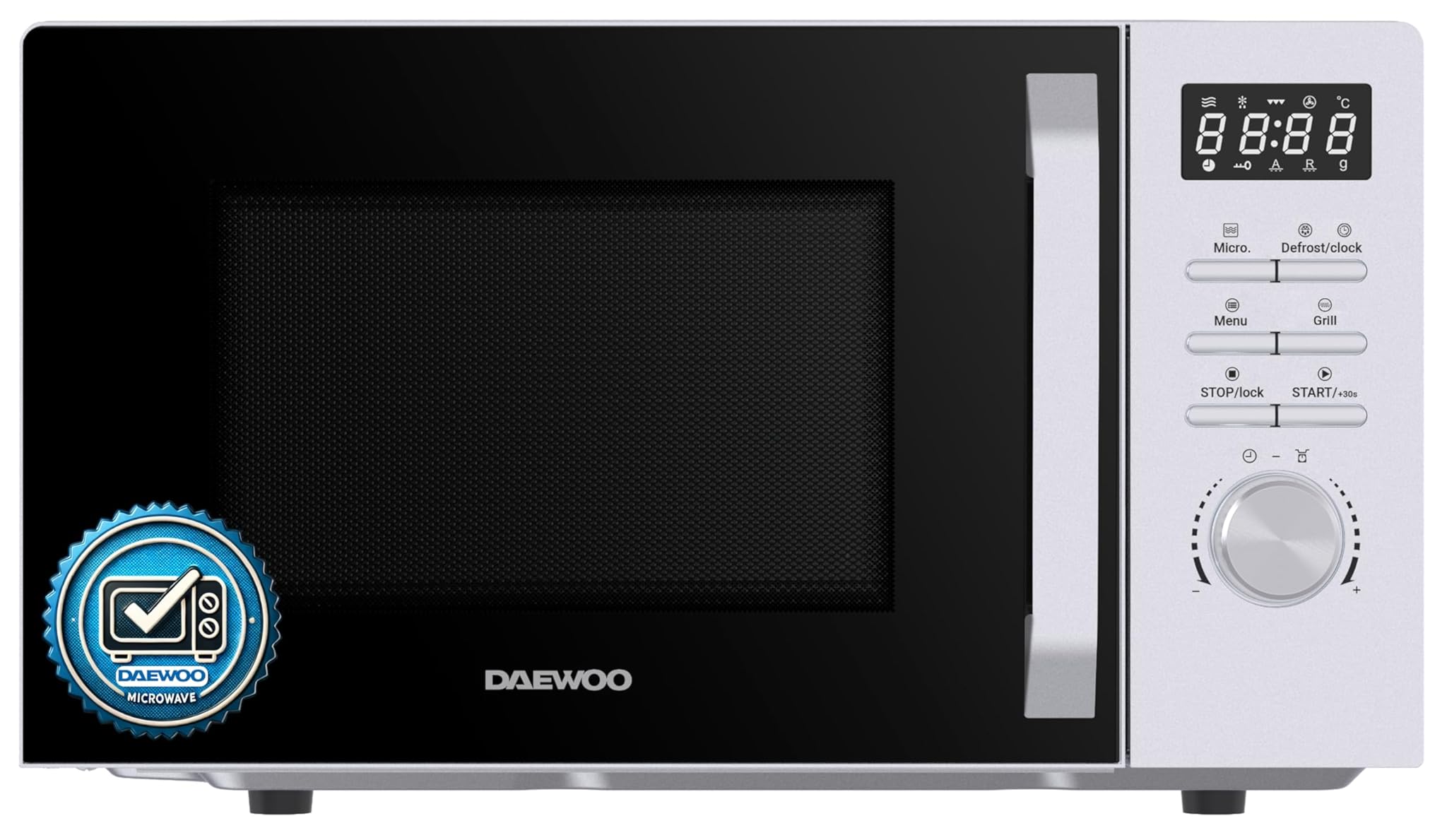 Daewoo MD-FC206GS - Forno Microonde 2 in 1 con Grill 20L