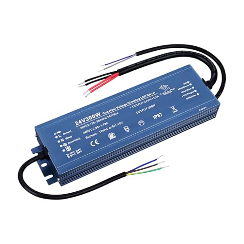 Alimentatore LED 24V 12,5A 300W Dimmerabile